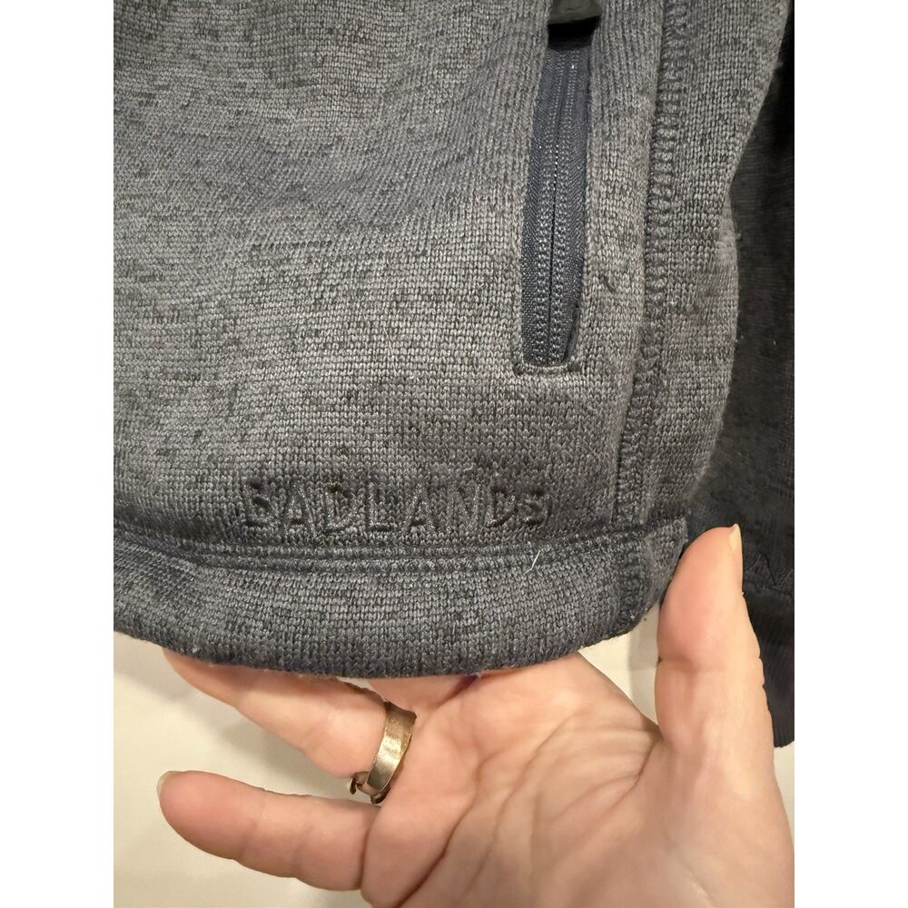 ADV3NTURE Mens Charcoal Gray Full Zip Fleece Lined Size Medium Jacket Can Opener - Picture 6 of 12